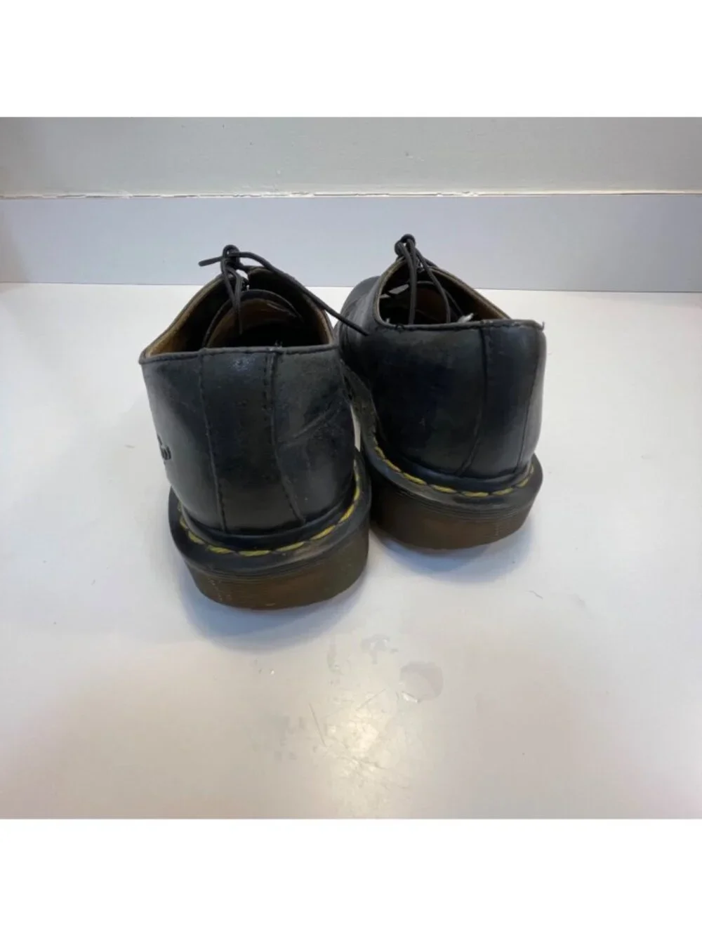 VTG Dr. Marten's 1461 Black Leather Oxford Shoes, Size 6 Men